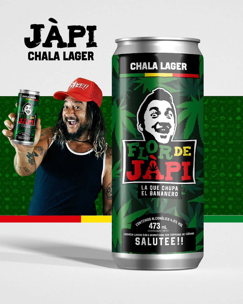 Pack x 6 Japi Beer - Flor de Japi (473 ml)