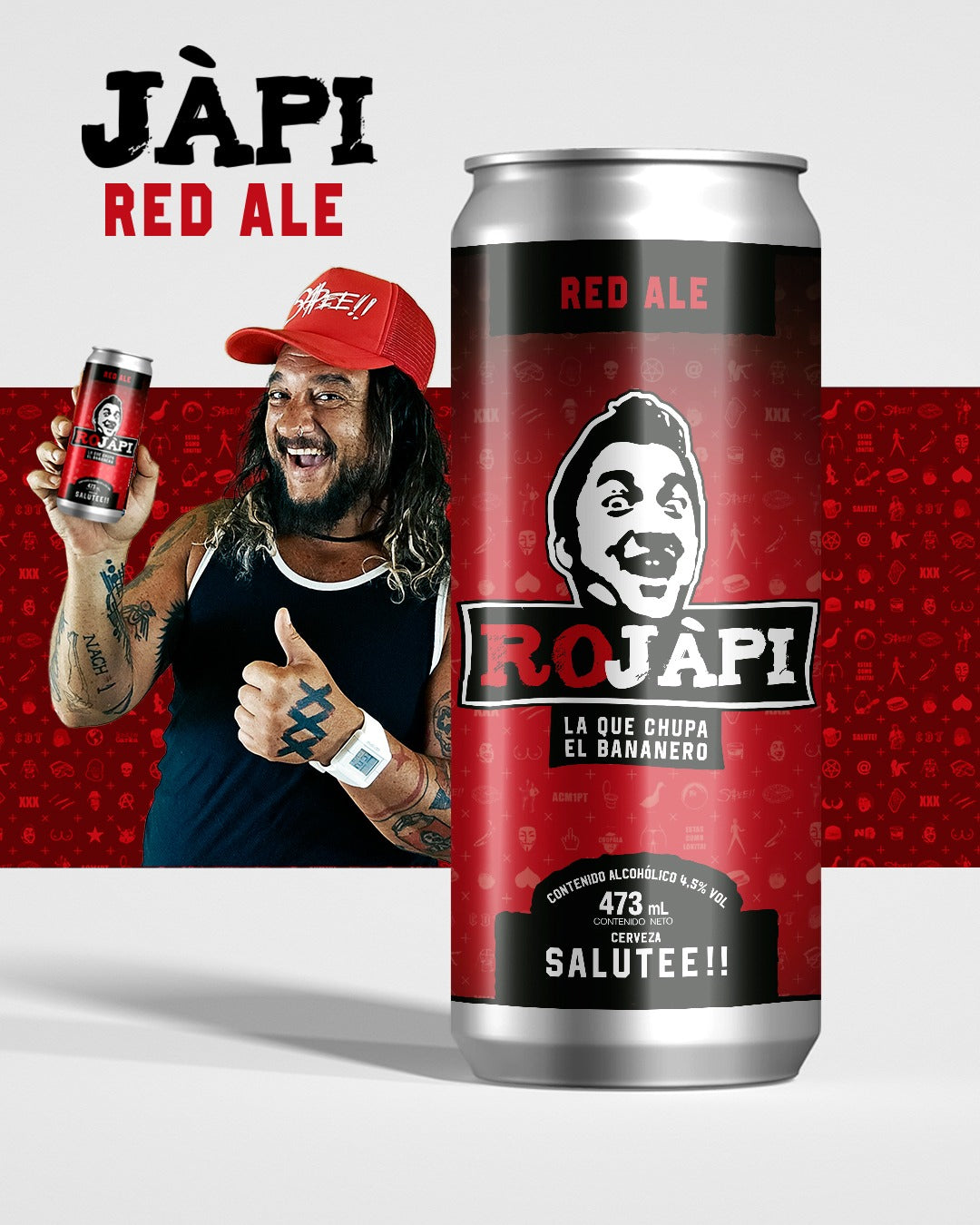 Pack x 6 Japi Beer - Red ALE (473 ml)
